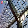 Welded Mesh Airport Fence Security Prison Wire Mesh Fence with Razor Barbed Wire