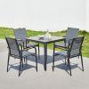 4pcs rattan patio outd...