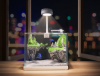 Office small fish tank, desktop small fish tank, glass small aquarium