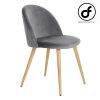 Dining Furniture Velvet Home Furniture Restaurant Modern light Luxury Upholstered Soft Fabric Velvet Dining Chairs