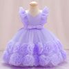 0-24M Flower Toddler Baby Girl Infant Princess Tutu Dress Baby Girl Ball Gown Wedding Party for Baby 1 Years Birthday