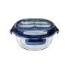 Ecofriendly Airtight Meal Prep Glass Food Storage Containers Lunch Box With Lid And plastic cutlery