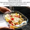 Bestfull Non Stick Baking Dish Bakeware Pans Borosilicate Glass Oven Baking Dishes