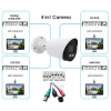 2MP Colorful Night Vision Security CCTV For Home AHD Outdoor Video Surveillance Analog Waterproof Warm light AHD Camera