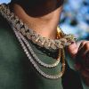 Cuban Link Chain Necklace Â· Gold Necklace for Women Â· 18K Gold Custom Wide Cuban Necklace