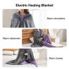 New Electric Blanket (60*33in), Intelligent USB Charging Cold Resistant Heating Blanket Shoulder, Oral Velvet Warm Electric Shawl