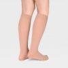 Compression Knee socks for travel with a closed toe ID-235