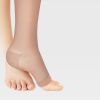 Compression Open-toed knee socks with a simple silicone-based elastic band ID-230