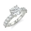 18K White Gold Rhea Cu...