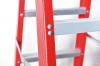 EN131 High quality insulation double Side Fiberglass Step Ladder Twin Ladder