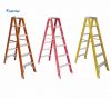 EN131 High quality insulation double Side Fiberglass Step Ladder Twin Ladder