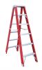 EN131 High quality insulation double Side Fiberglass Step Ladder Twin Ladder