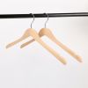 Wooden Hanger-Solid wood logs, environmentally friendly, unpainted, simple and high-end adult hangers, home furnishings, solid wood hangers, skirts, shirts, jackets, suits, pants, shirts, and single shirts are available