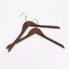 Wooden Hanger Antique walnut color, simple and high-end adult hangers, home solid wood hangers, skirts, shirts, jackets, suits, pants, shirts, single clothes, underwear, wardrobe available