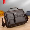 men fashion lightweight waterproof trendy crossbody shoulder business messenger bag