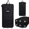 folding storage bags with wheels luggage travel bags