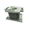 Leaf spring rubber mounting