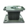 Leaf spring rubber mounting