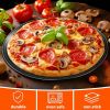 Round Pizza Pans with Holes, 4Pcs Pizza Pan for Oven, Perforated Pizza Tray for Oven, Non-Stick Pizza Baking Pans, Pizza Baking Sheet for Home Kitchen, Pizza Pan Set 9/10/11/12 Inch