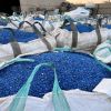 HDPE drums blue/HDPE blue drum scrap/HDPE scrap plastic