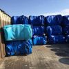 Low Price Recycled LLDPE/HDPE/LLDPE film tube bottle cap blue bucket bottle cable scrap plastic granules