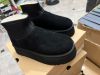 Wholesale Winter Luxury Fur Women Snow Boots Thick Sole Slip on Fashion Leather Shoes Rubber Boot