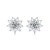 2024 Fashion Earring 18K Gold Plated Silver 0.3/0.5/1 ct D Color VVS Moissanite Diamond Earring