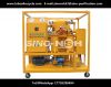 Double-stage vacuum transformer oil regeneration unit