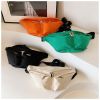 Fashionable and versatile small shoulder bag, essential for travel, men's and women's four-color double pocket waist bag