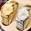 LONGBO classic gold qu...