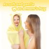 Baby bamboo hooded towel