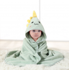 Organic cotton kids hooded bath towel baby bath bathrobe poncho towel for kids bathrobe child kids beach towel hooded poncho