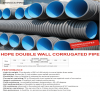 HDPE Double Wall Corrugated Pipe