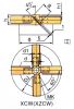 Four Sway Leaves Opening Turbine Blender Four Pitched Blades Integral Open Turbine Impeller