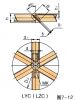 Six Sway Leaves Openning Turbine Blender Six Pitched Blades Integral Open Turbine Impeller