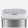 Ninestars 3.2 gallon/12 L sensor diaper trash can odor-resistant smart baby diaper bin stainless steel can 