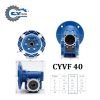 CHENYUE High Torque CNC Worm Gearbox NMVF 40 CYVF 40 Input 14/11mm Output 18mm Speed Ratio from 5:1 to 100:1 Tin Bronze Free Maintenance