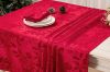 Red Christmas tablecloth