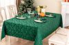 Green Christmas tablecloth