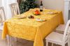 Gold Christmas tablecloth