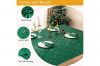 Green Christmas tablecloth