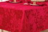 Red Christmas tablecloth