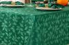 Green Christmas tablecloth