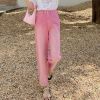 Gradient denim pants for summer 2022, high waisted, loose fitting, straight leg, draping floor length pants, wide leg pants