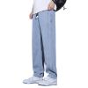 2024 Spring/Summer New Men's Jeans Trendy Straight Leg Loose Casual Versatile Wide Leg Pants for Men