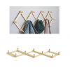 Wooden Wall Mounted Cloth Hook Adjustable Hanger