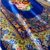 Authentic Iranian Hand-Woven Silk Carpet - Fine Weave