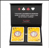 Custom plastic playing cards royal in deck factory printed PVC Waterproof Durable Poker decks two pair