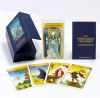 Custom Printed Eco Friendly Book Box Packaging Tarot Cards Russian Language Tarot Gold Foil and Gold Edges Tarot Cards Deck