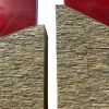 FALLENLEAVES Yellow cultured stone panels natural floor thin stone slate